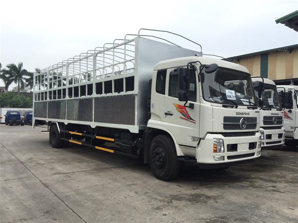 Xe chở xe máy Dongfeng Hoàng Huy thùng dài 9,7 mét